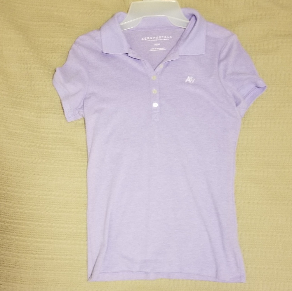 Aeropostale lilac polo